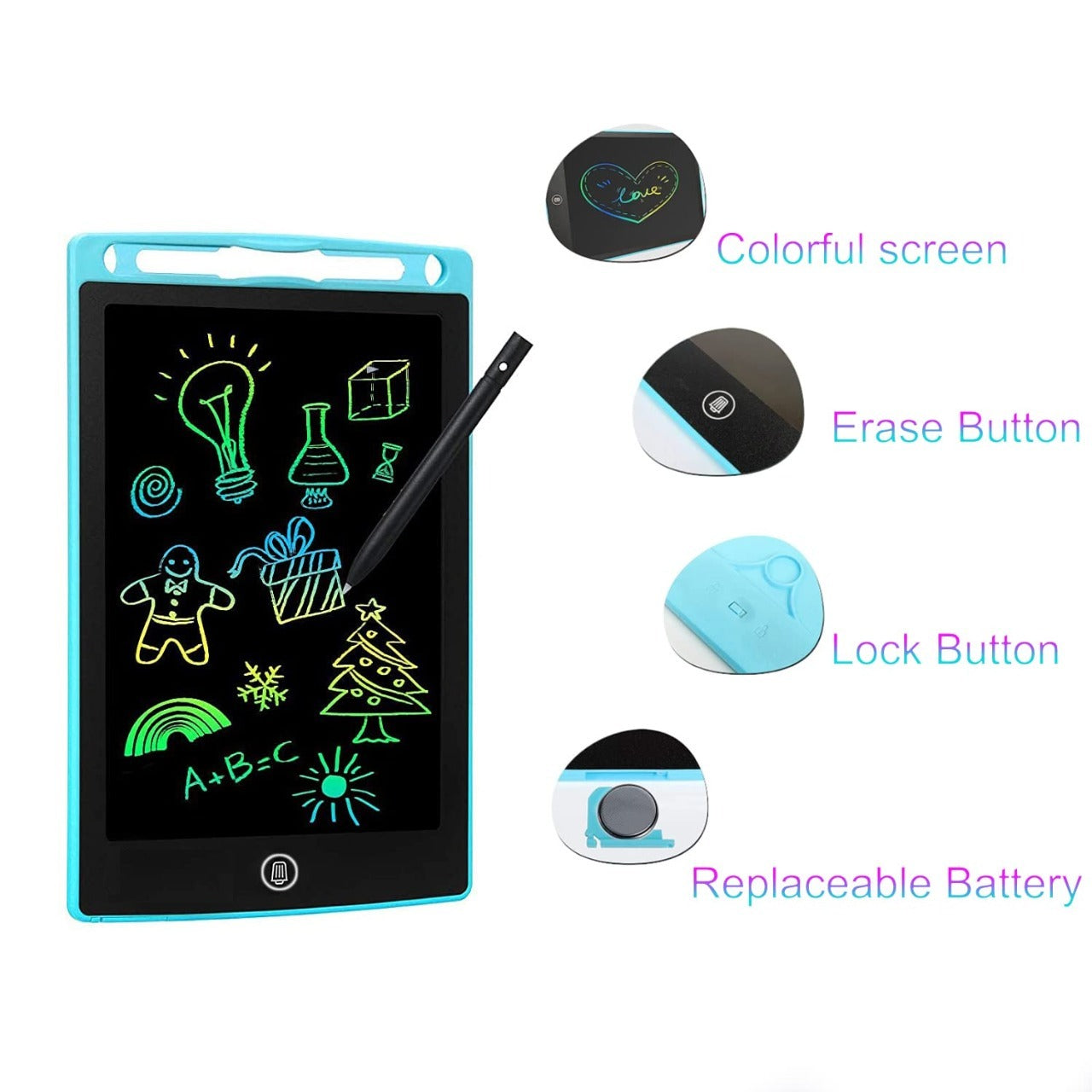 Digital Drawing Pad With Erasable Screen