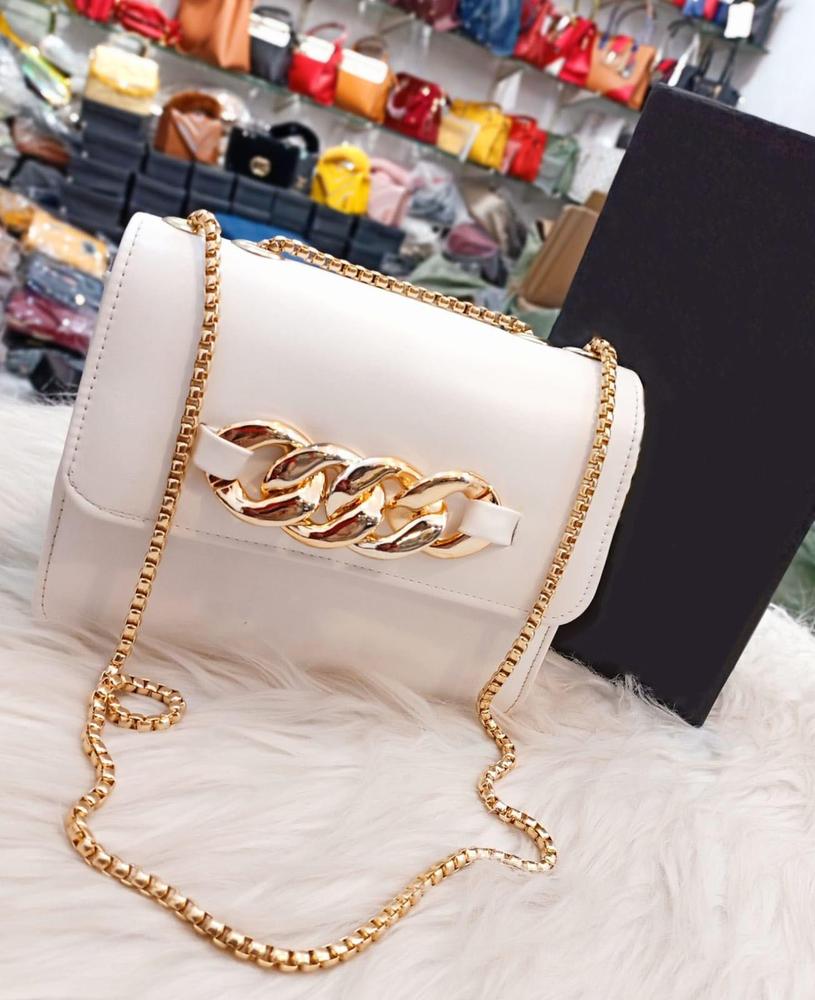 Women's Plain Premium Leather Hand Bag