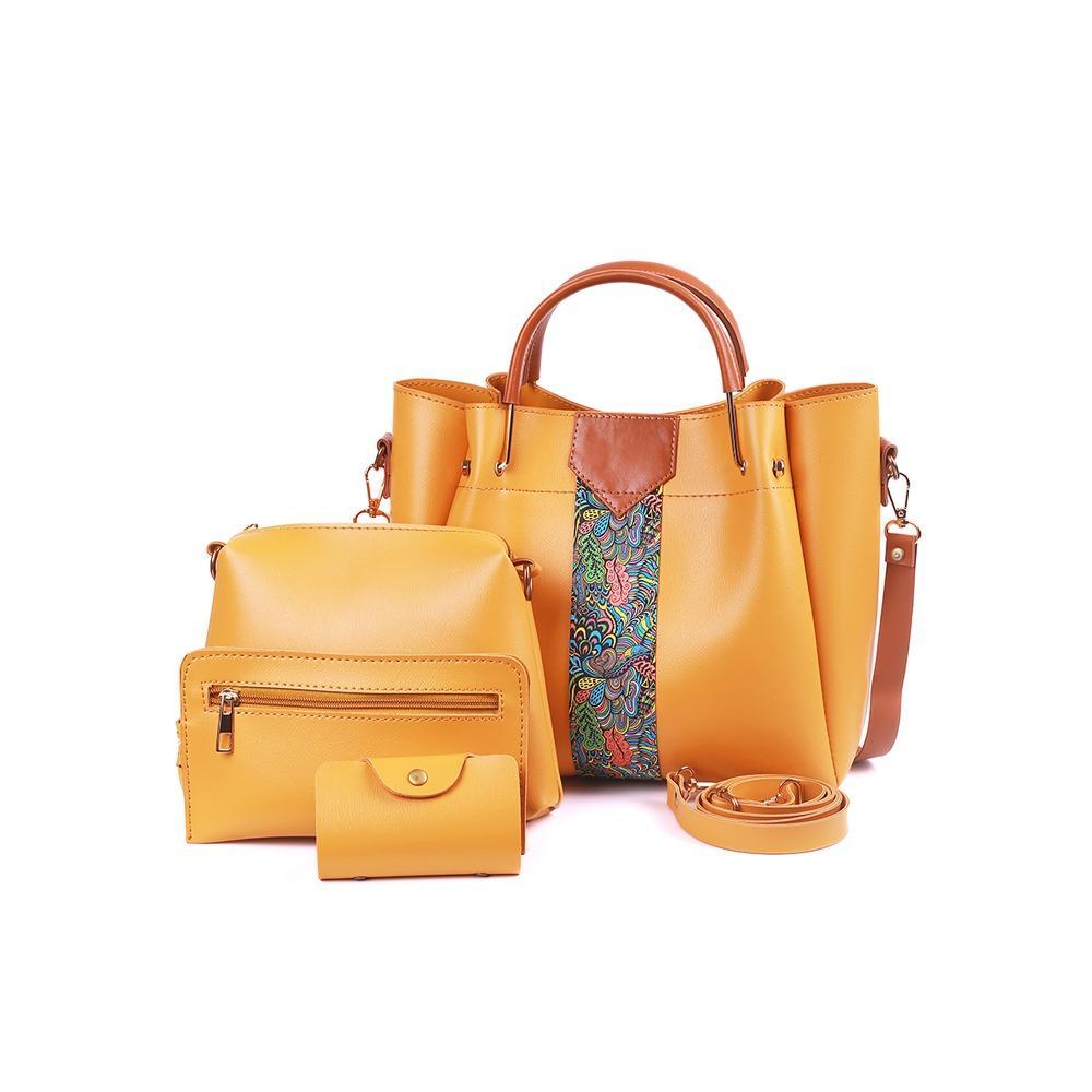 4 Pcs Women's Luxurious Shoulder Bag