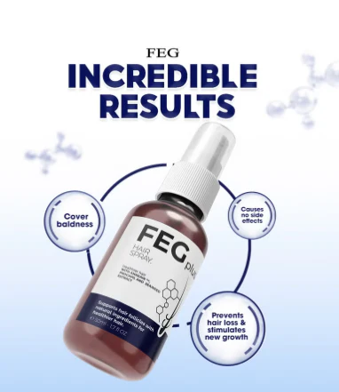Feg Plus Hair & Beard Growth Serum Spray 50ml