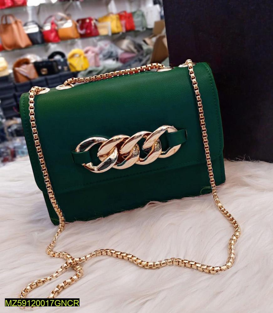 Women's Plain Premium Leather Hand Bag