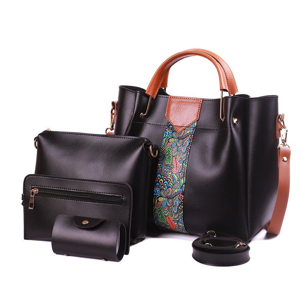 4 Pcs Women's Luxurious Shoulder Bag