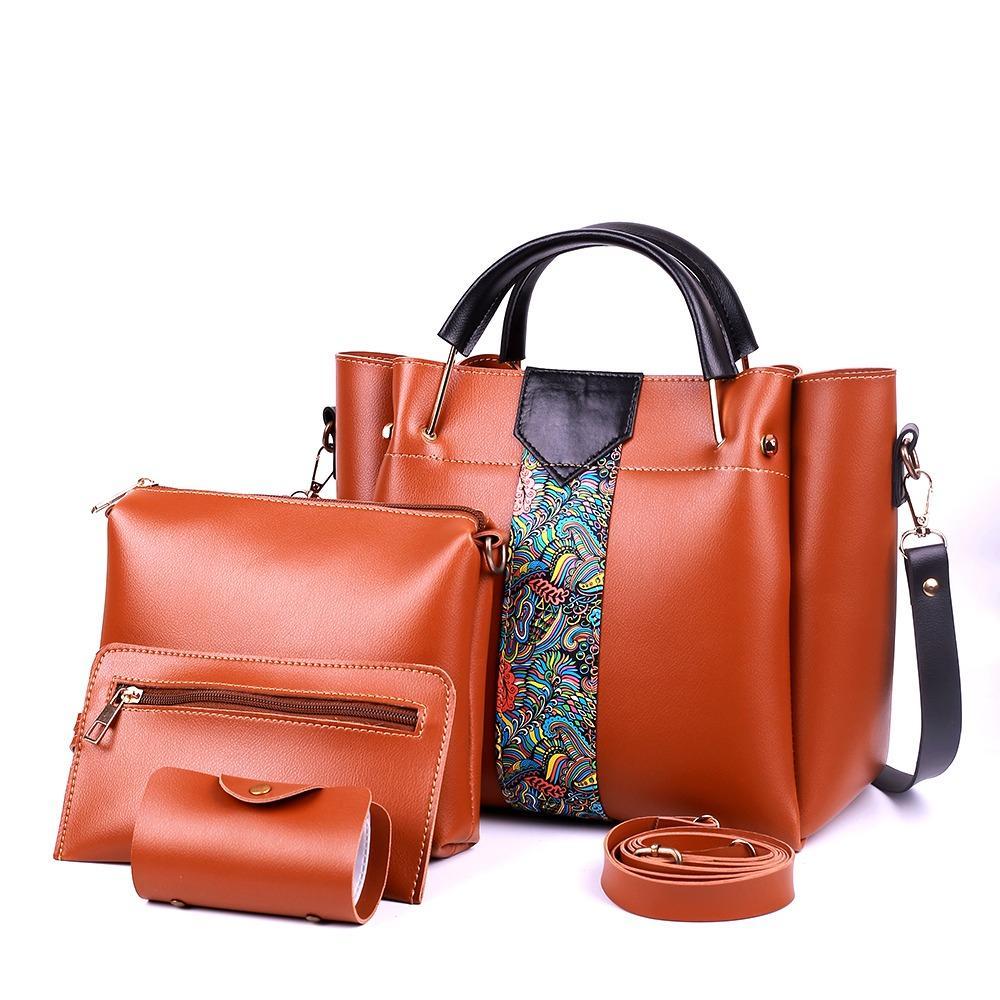 4 Pcs Women's Luxurious Shoulder Bag