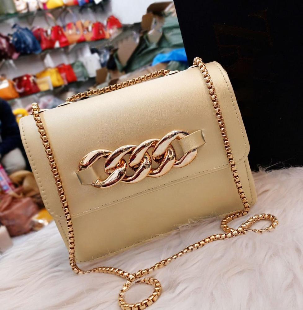 Women's Plain Premium Leather Hand Bag