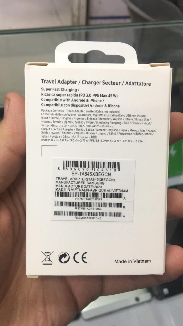 Samsung Original 45W Fast Type-C Charger