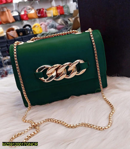 Women's Plain Premium Leather Hand Bag