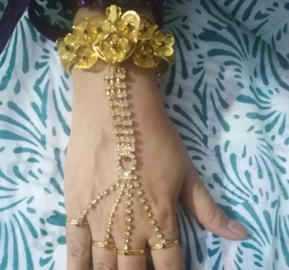 Women's Gold Plated Beautiful Bracelet Watch