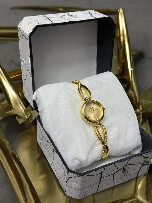 Women's Beautiful Golden Watch