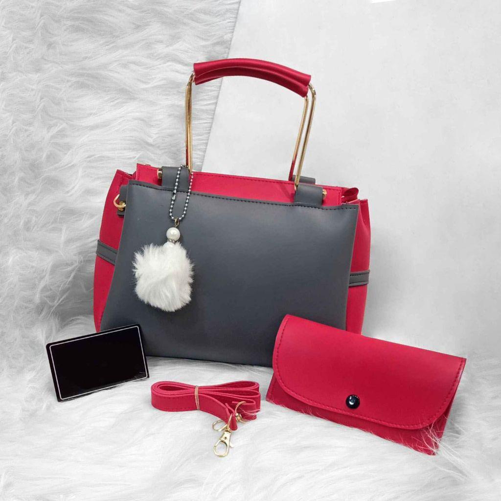 2 Pcs Women's Stylish Hand Bag Set
