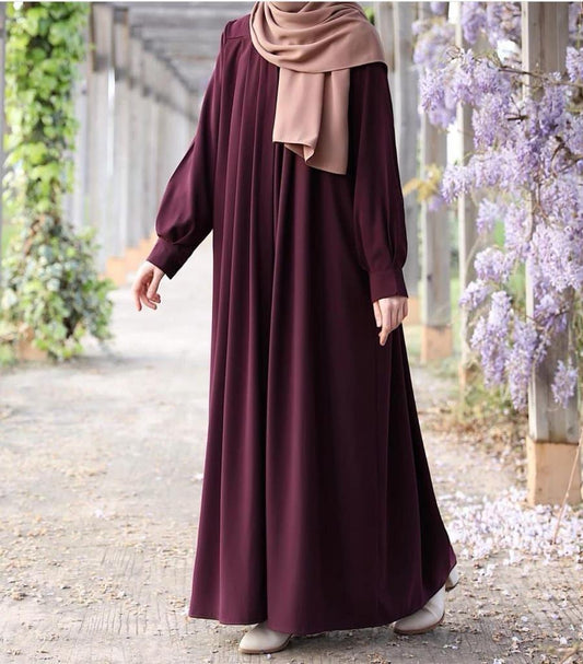 Classic Georgette Plain Abaya