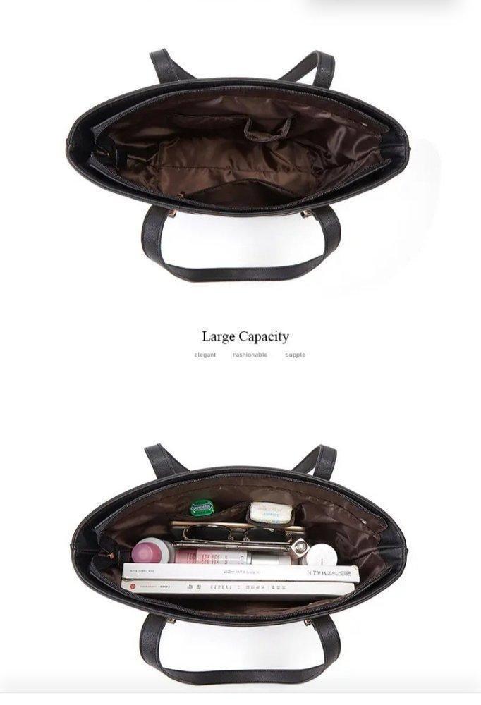 3 Pcs Women's Fancy Leather Shoulder Bag Set
