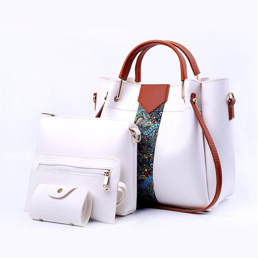 4 Pcs Women's Luxurious Shoulder Bag